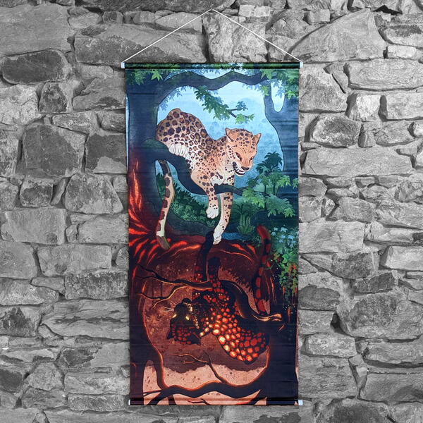 Leopards wall scroll Leopards wall scroll