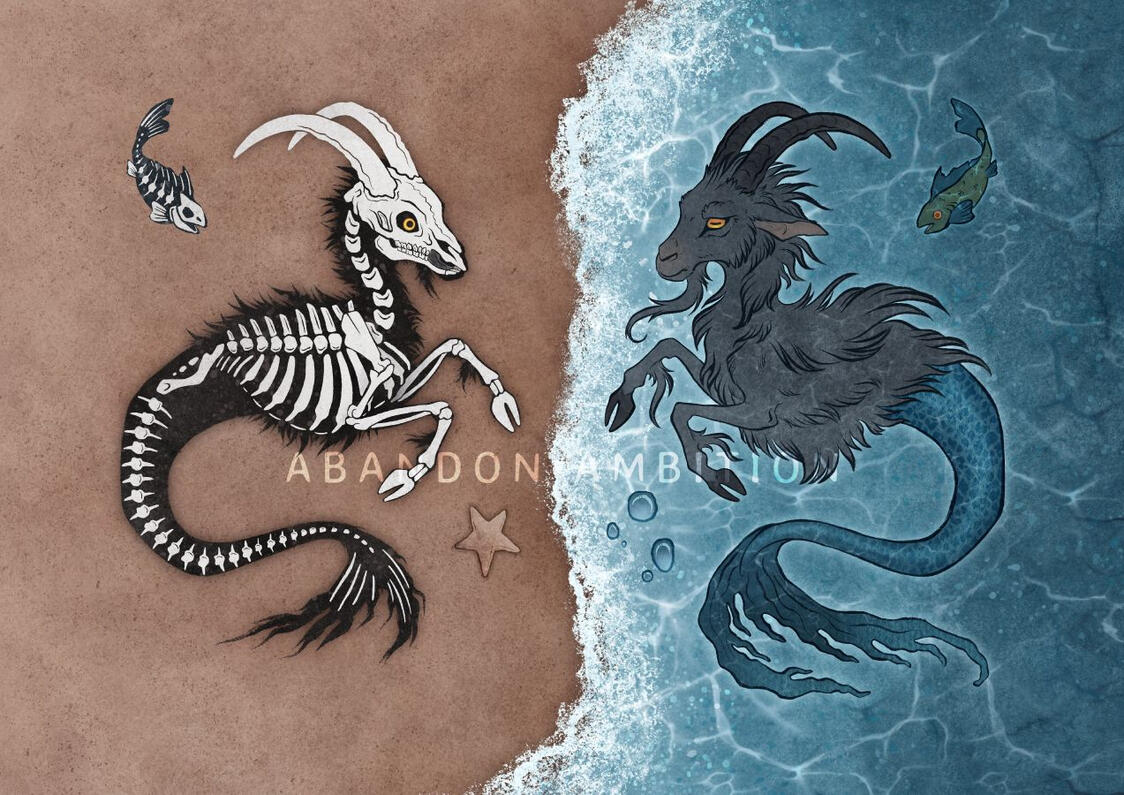 Capricorn sticker sheet