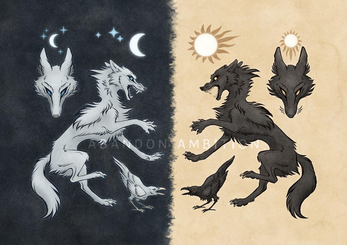 Wolves sticker sheet